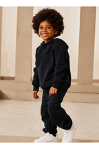 Unisex Anne Baba Çocuk 3 İ̇pli̇k Şardonlu Eşofman Takimi Kombi̇ni̇ (tekli̇ Ürün) - Lacivert - 3
