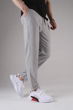 Erkek Duble Paça Jogger Pantolon - Gri - 1