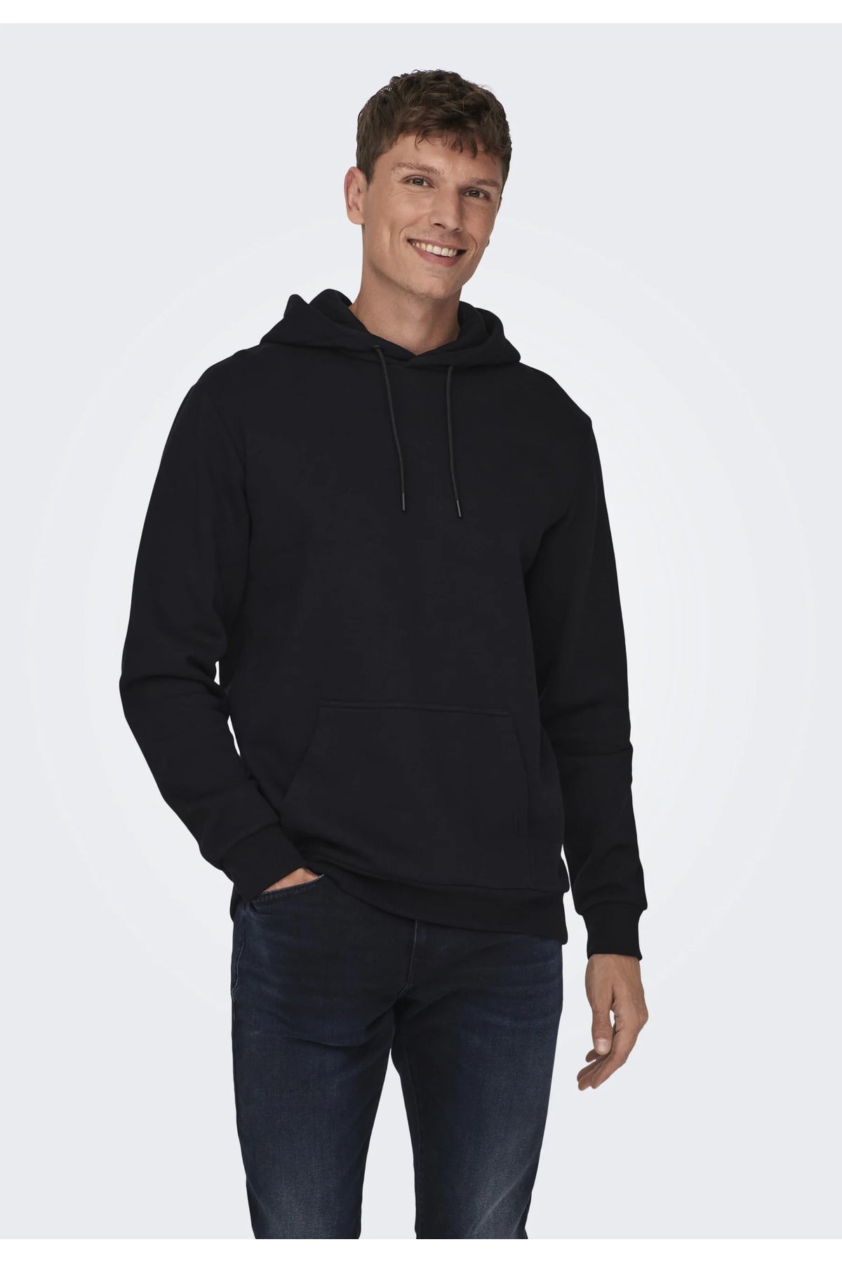 Erkek Genç Lise Boy Okul Sweatshirt - Siyah - 2