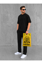 Oversize Salaş Kesim Premium Takım Kombin Rahat Kalıp Unisex İ̇kili Takım - Siyah - 3