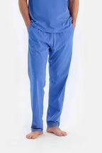 Erkek Relaxed Rahat Beli Lastikli Pijama Altı - İndigo - 1