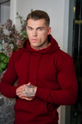 Erkek Esnek Kaliteli Spor Model Sweatshirt - Bordo - 1