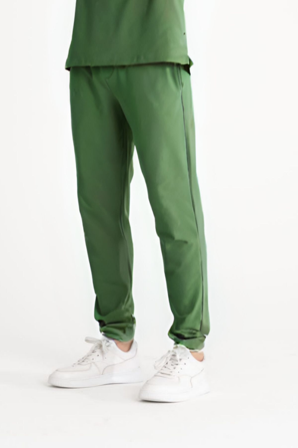 Erkek Günlük Rahat Beli Lastikli Pijama Altı - Yeşil - 1