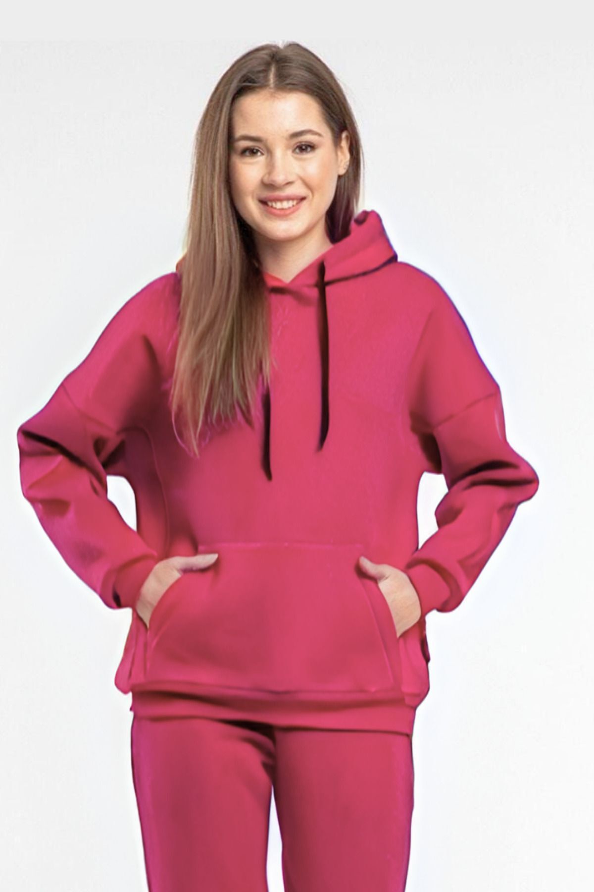 Baybayan Basi̇c Oversi̇ze Sweatshi̇rt Hoodi̇e - MÜRDÜM - 1