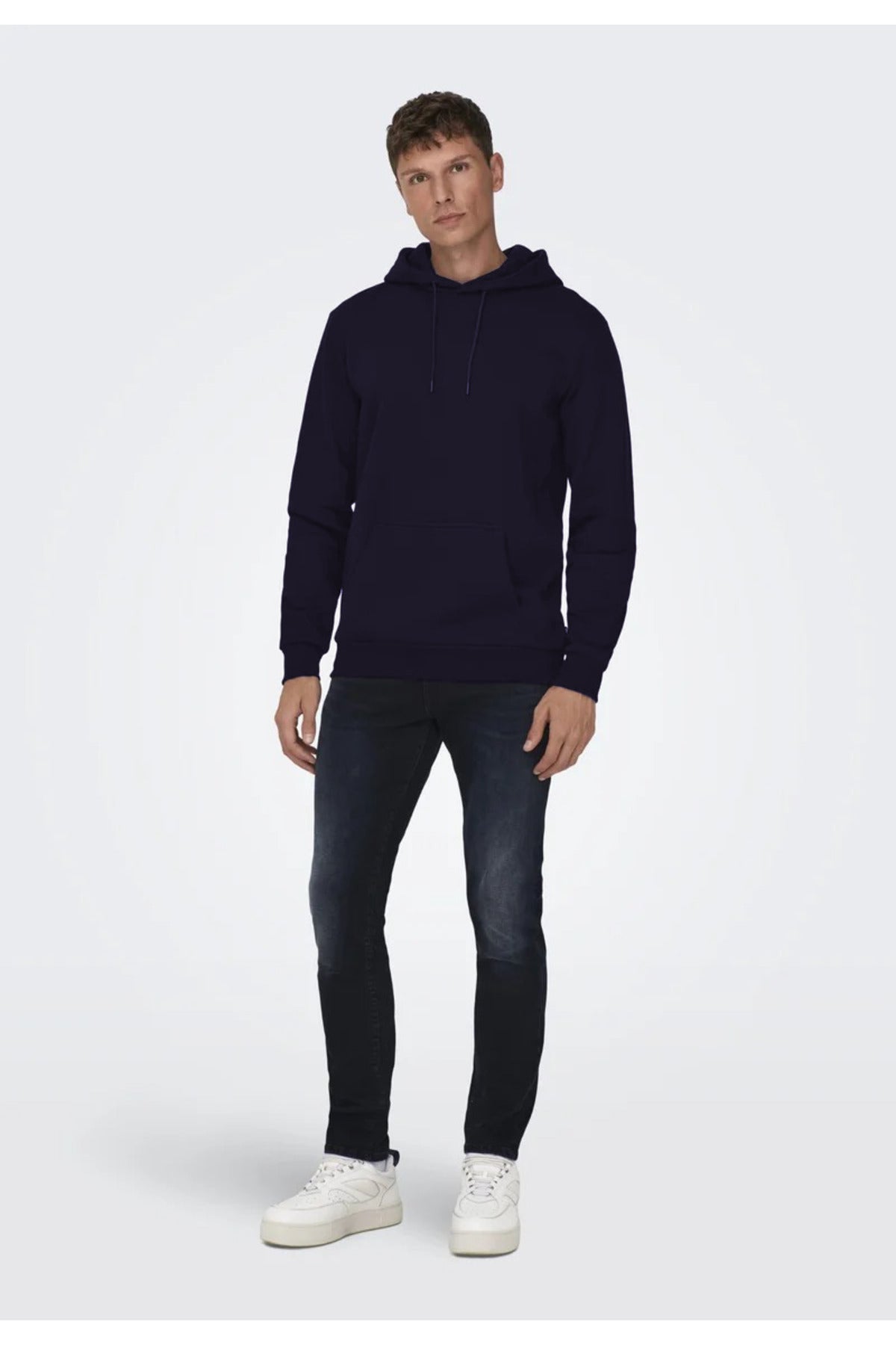 Erkek Genç Lise Boy Okul Sweatshirt - Lacivert - 1