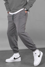 Füme Erkek Basic Regular Fit Erkek Eşofman Altı - Füme - 1