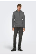 Erkek Genç Lise Boy Okul Sweatshirt - Füme - 1