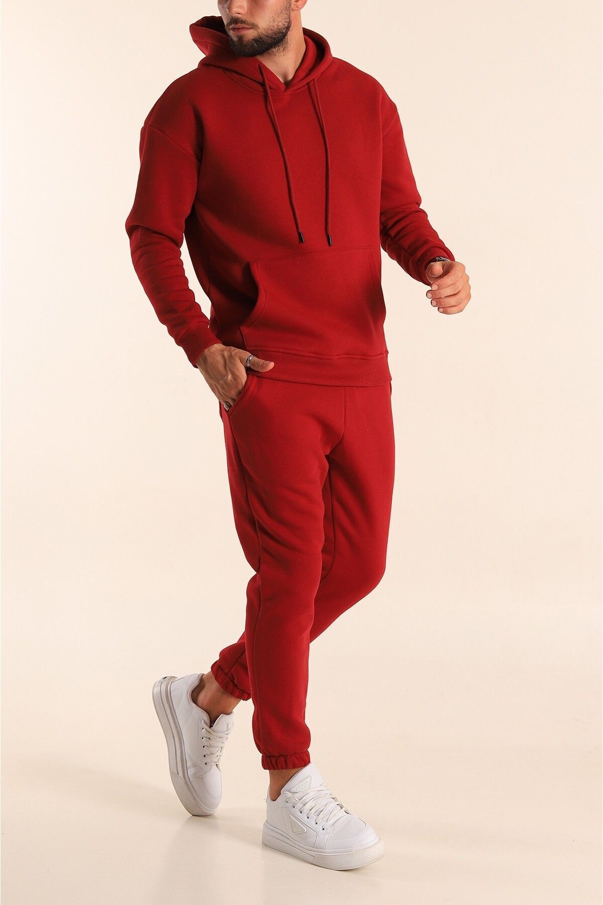 Erkek Eşofman Takımı Bordo Jogger - Bordo - 1