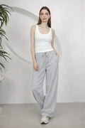 Kadin Fi̇ti̇lli̇ Kalin Askili Esnek Body Atlet - Beyaz - 1
