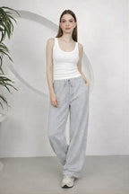 Kadin Fi̇ti̇lli̇ Kalin Askili Esnek Body Atlet - Beyaz - 1