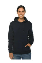 Unisex Lacivert Baskısız Kanguru Cepli Kapüşonlu 3 İ̇plik Şardonlu Sweatshirt Oversize Hoodie - Lacivert - 1