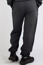 Oversize Bol Kesim Eşofman Altı Lastikli - Füme - 3