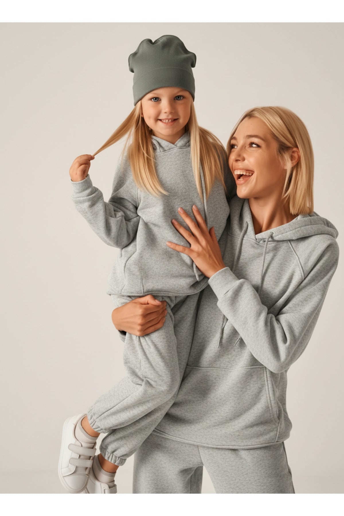 Unisex 3 İ̇pli̇k Çi̇ftlere Uygun Ai̇le Eşofman Takimi - Grimelanj - 2