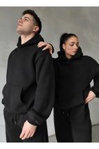 Unisex Çi̇ftleri̇n Kullanimina Uygun 3 İ̇pli̇k Eşofman Takimi (tekli̇) - Siyah - 1