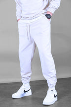 Beyaz Erkek Basic Regular Fit Erkek Eşofman Altı - Beyaz - 2
