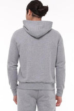 Erkek Trend Model Kanguru Cep Sweatshirt - Gri - 2