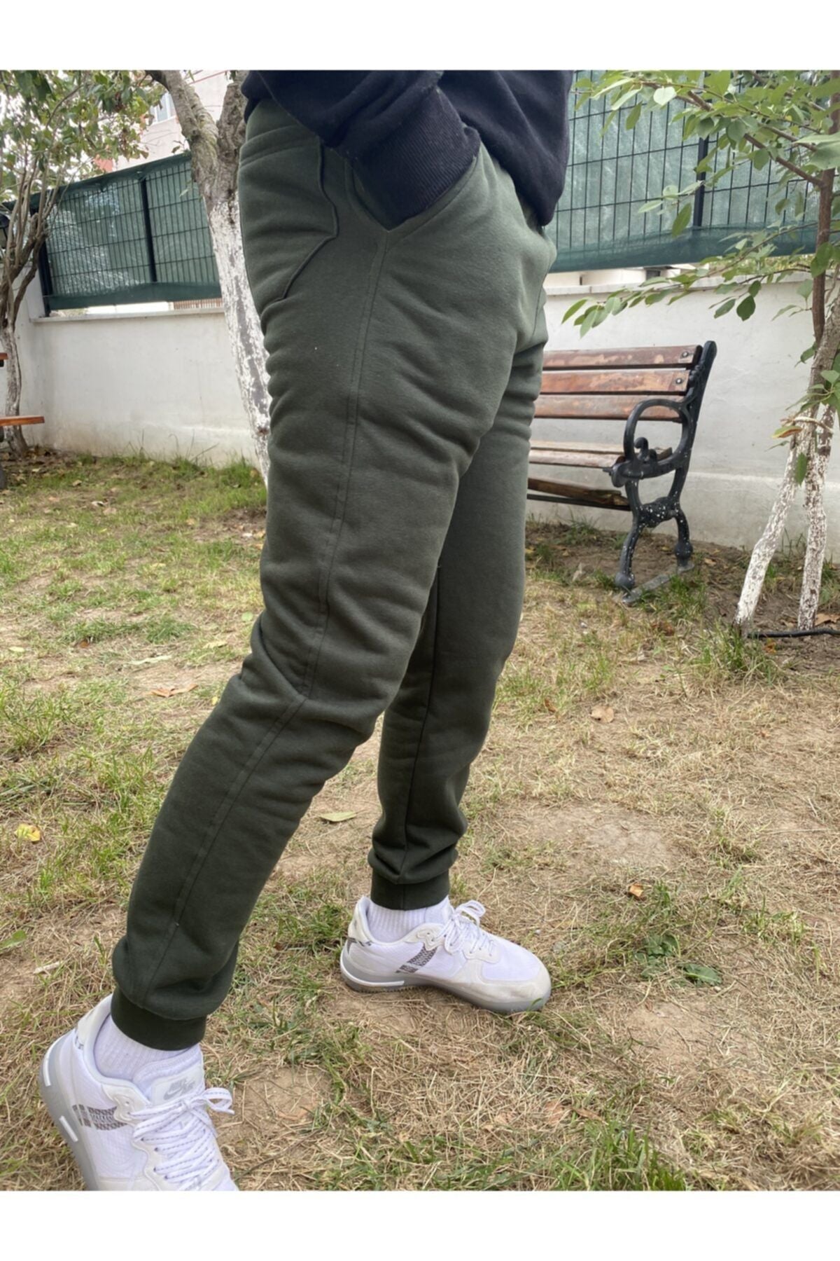 Unisex Haki Yeşil Ob Comfort Eşofman Altı - Haki Yeşil - 1