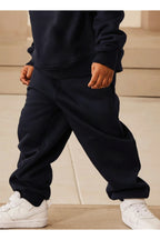 Unisex Anne Baba Çocuk 3 İ̇pli̇k Şardonlu Eşofman Takimi Kombi̇ni̇ (tekli̇ Ürün) - Lacivert - 4
