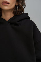 Kadin 3 İ̇pli̇k Si̇yah Eşofman Takimi - BLACK - 5