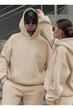 Unisex 3 İ̇pli̇k Şardonlu Oversi̇ze Çi̇ftleri̇n Kullanimina Uygun (tekli̇) - Bej - 2