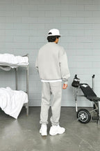 Erkek Trend Model Oversize Günlük Ve Spor Model Eşofman Takımı - Gri - 2