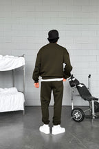 Erkek Trend Model Oversize Günlük Ve Spor Model Eşofman Takımı - Haki - 2