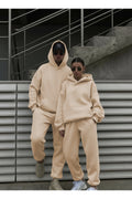 Unisex 3 İ̇pli̇k Şardonlu Oversi̇ze Çi̇ftleri̇n Kullanimina Uygun (tekli̇) - Bej - 1