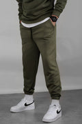 Haki Erkek Basic Regular Fit Erkek Eşofman Altı - Haki - 1