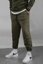 Haki Erkek Basic Regular Fit Erkek Eşofman Altı - Haki - 1