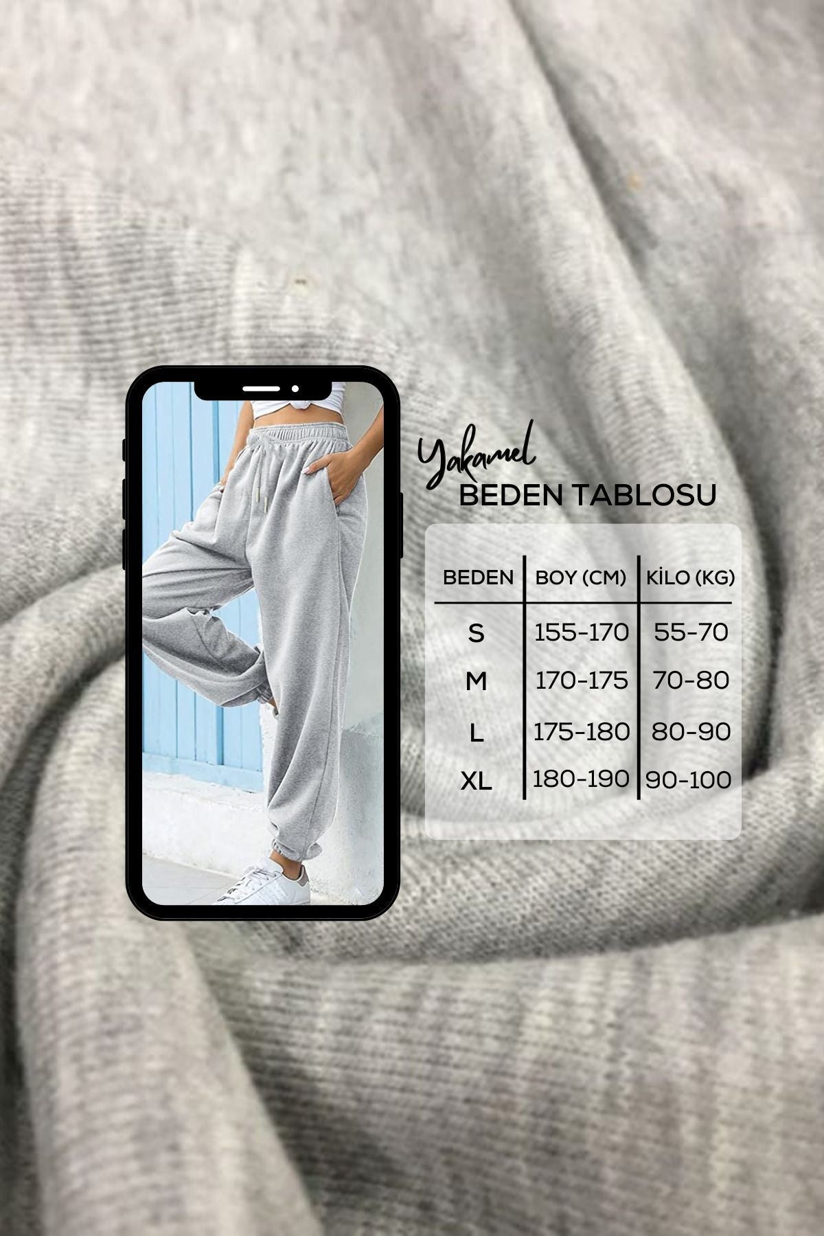 Kadın Gray/gri Jogger Eşofman Altı - Gri - 5