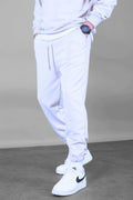 Beyaz Erkek Basic Regular Fit Erkek Eşofman Altı - Beyaz - 1