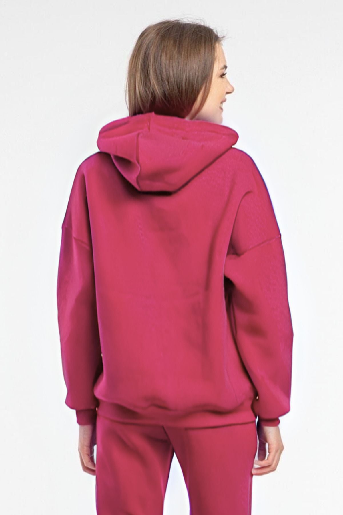 Baybayan Basi̇c Oversi̇ze Sweatshi̇rt Hoodi̇e - MÜRDÜM - 4