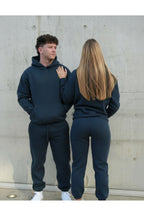 Unisex Çi̇ftlere Özel 3 İ̇pli̇k Şardonlu Eşofman Takimi - Lacivert - 3