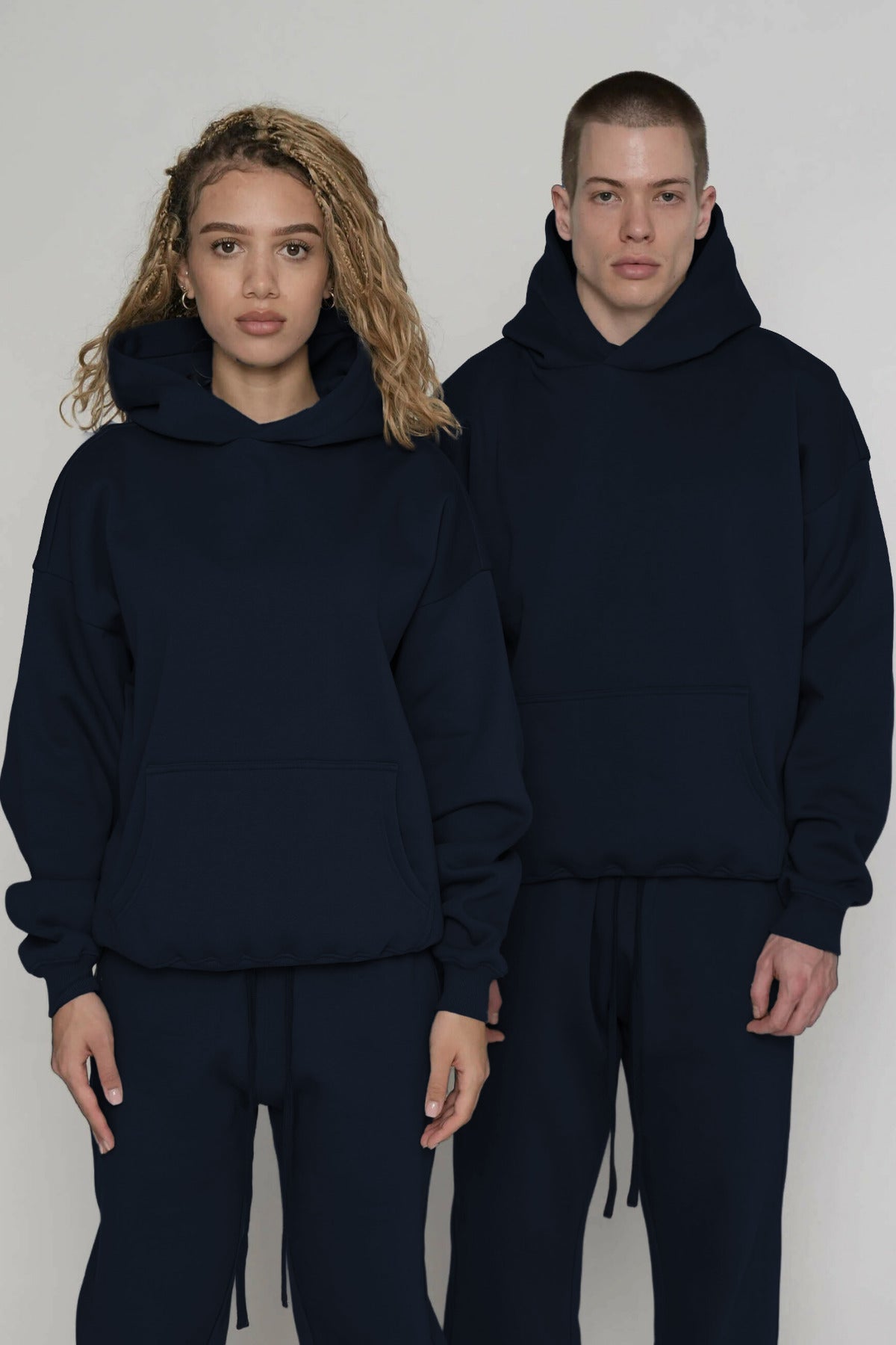 Unisex 3 İ̇pli̇k Şardonlu Çi̇ftleri̇n Kullanimina Uygun Eşofman Takimi (tekli̇) - Lacivert - 1