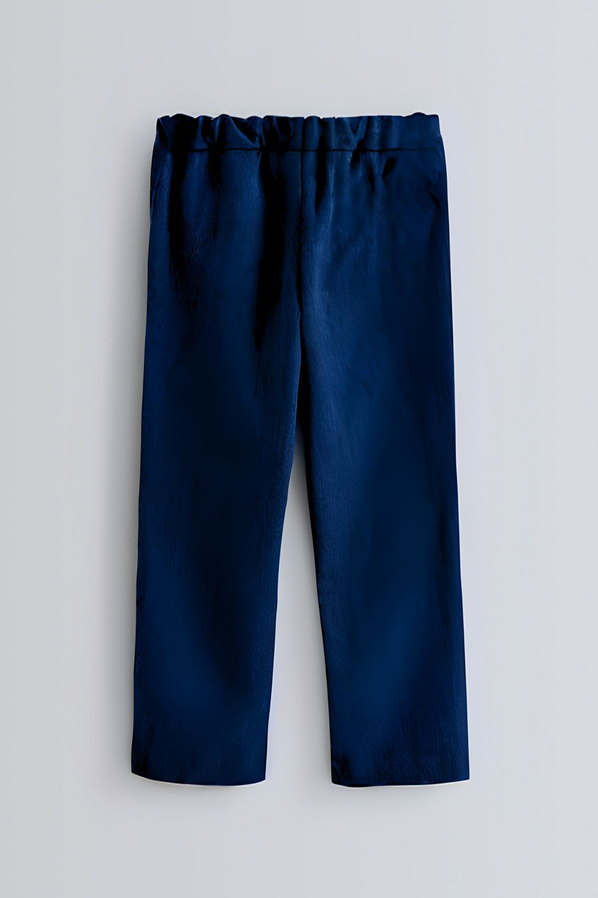 Erkek Eşofman Belli Esnek Rahat Beli Lastikli Yüksek Bel Lacivert Çocuk Okul Pantolonu - Lacivert - 2