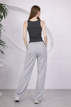 Kadin Fi̇ti̇lli̇ Kalin Askili Esnek Body Atlet - Füme - 6