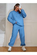 Kadin Oversi̇ze Jogger Eşfoman Takimi - BABY BLUE - 1