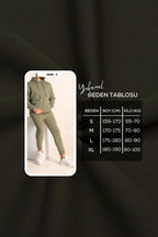 Erkek Eşofman Takımı Haki Jogger - Haki - 5
