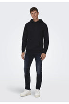 Erkek Genç Lise Boy Okul Sweatshirt - Siyah - 1