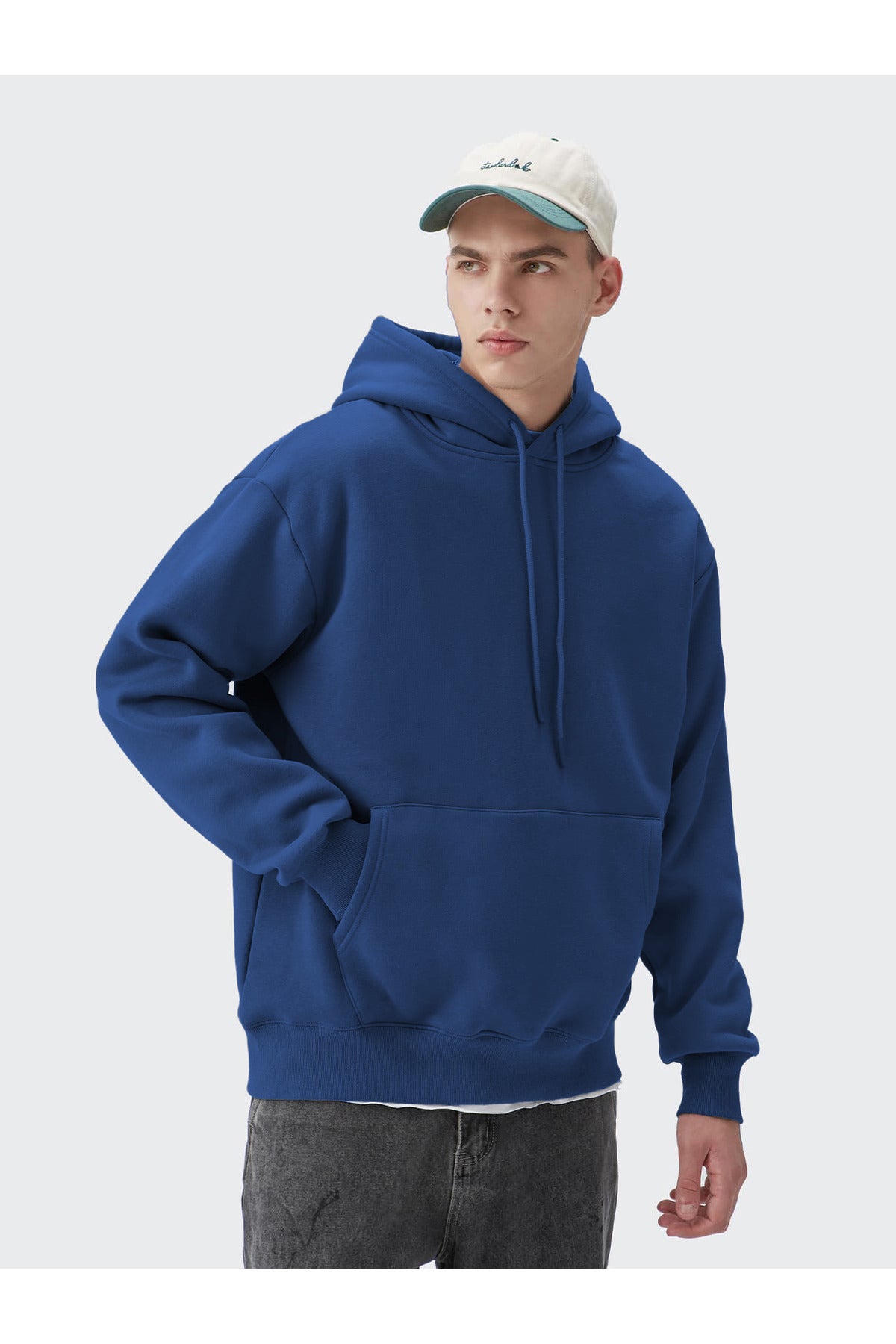 Erkek Okul Sweatshirt - Saks Mavisi - 1