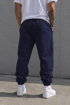 Erkek Paçası Lastikli Basic Jogger Eşofman Altı - Lacivert - 2