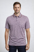 Erkek Polo Yaka Baba Grubu Kısa Kollu Tişört Regular Fit Yazlık - Pembe - 1