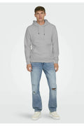 Erkek Genç Lise Boy Okul Sweatshirt - Gri - 1