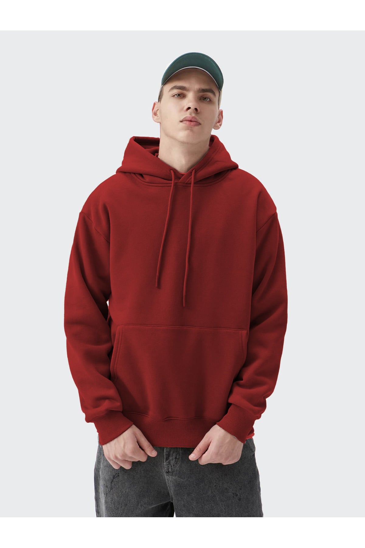 Erkek Okul Sweatshirt - Kırmızı - 2