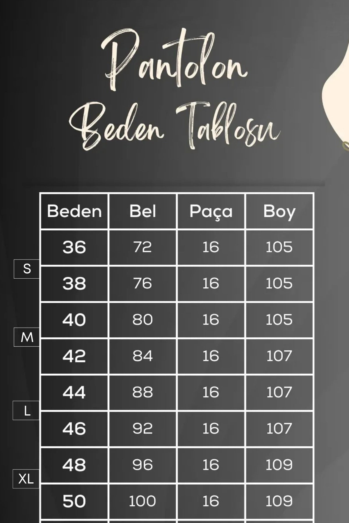 Kadin Yüksek Bel Esnek Rahat Kalip Düz Paça Düğmeli̇ Cepli̇ Okul Pantolonu - Füme - 5