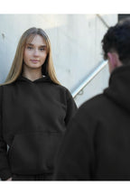 Unisex Çi̇ftlere Özel 3 İ̇pli̇k Şardonlu Eşofman Takimi - Siyah - 2