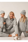 Unisex 3 İ̇pli̇k Çi̇ftlere Uygun Ai̇le Eşofman Takimi - Grimelanj - 1