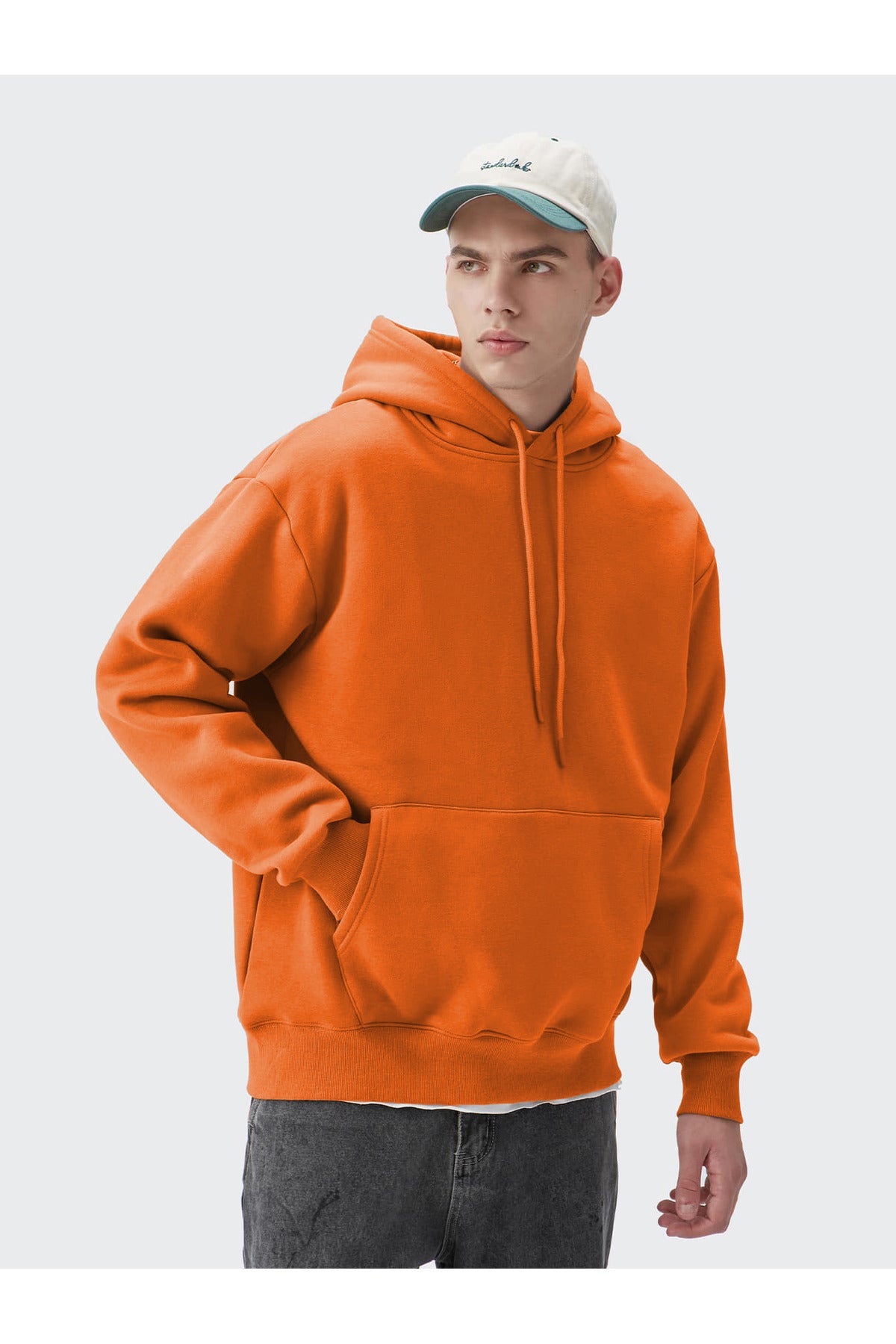 Erkek Okul Sweatshirt - Turuncu - 1