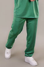 Erkek Penye Rahat Beli Lastikli Pijama Altı - Yeşil - 1