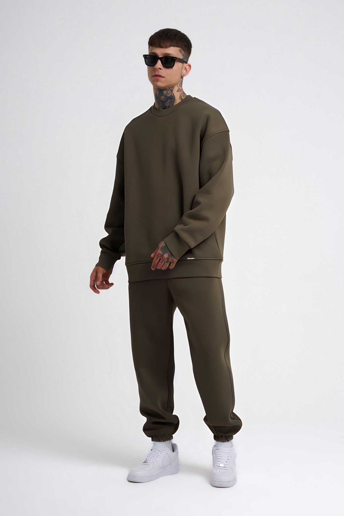 Efsane Oversize 3iplik Kalın Eşofman Takımı Unisex - Hakii - 1